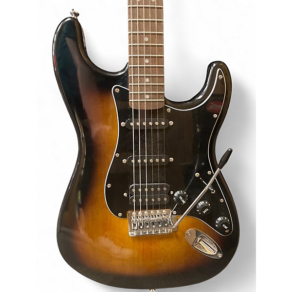 Used Squier Affinity Stratocaster Sunburst Solid Body Electric Guitar