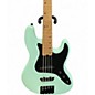 Used Schecter Guitar Research RESEARCH J-4 Surf Green Electric Bass Guitar