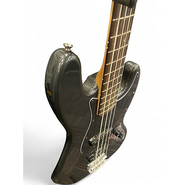 Used Squier Affinity Jazz Bass Gray Electric Bass Guitar