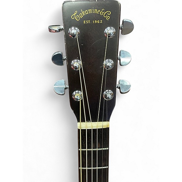 Used Takamine f340 Natural Acoustic Guitar
