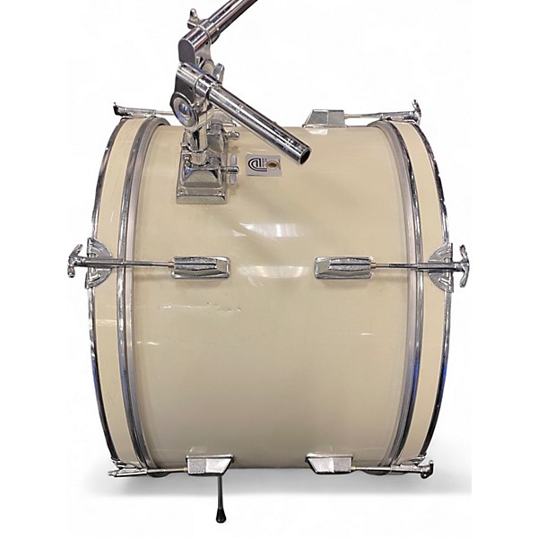 Used Percussion Plus 4 Piece Beginner Classic White Drum Kit