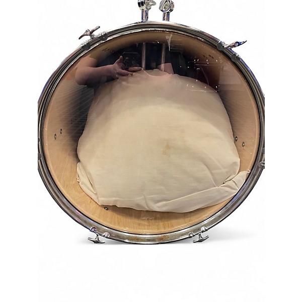 Used Percussion Plus 4 Piece Beginner Classic White Drum Kit