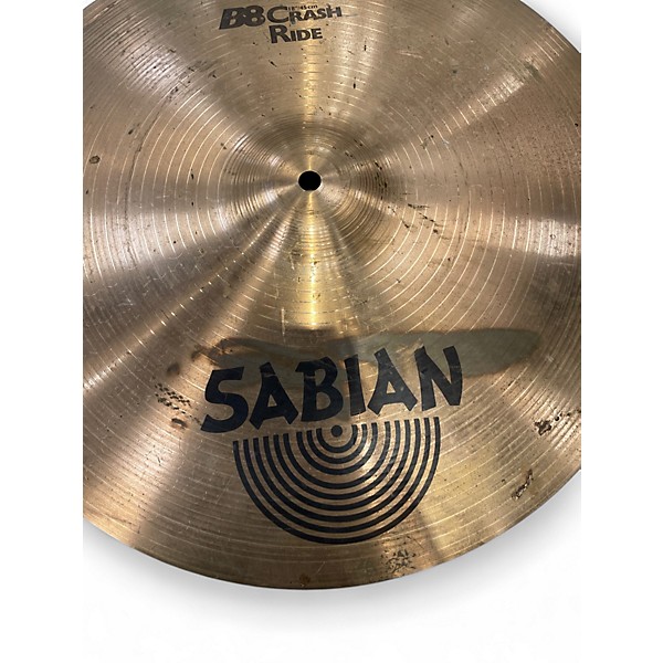 Used SABIAN 18in B8 Crash Ride Cymbal
