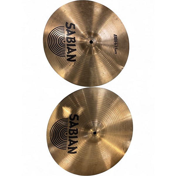 Used SABIAN 14in B8 Hi Hat Pair Cymbal