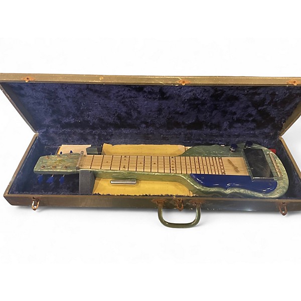 Vintage 1950s Magnatone VARSITY LAP STEEL PEARL BLUE Lap Steel