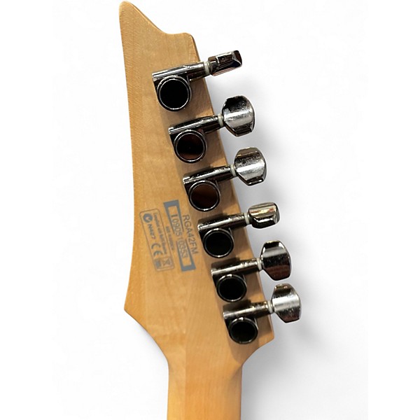 Used Ibanez RGA42FM Trans Purple Solid Body Electric Guitar