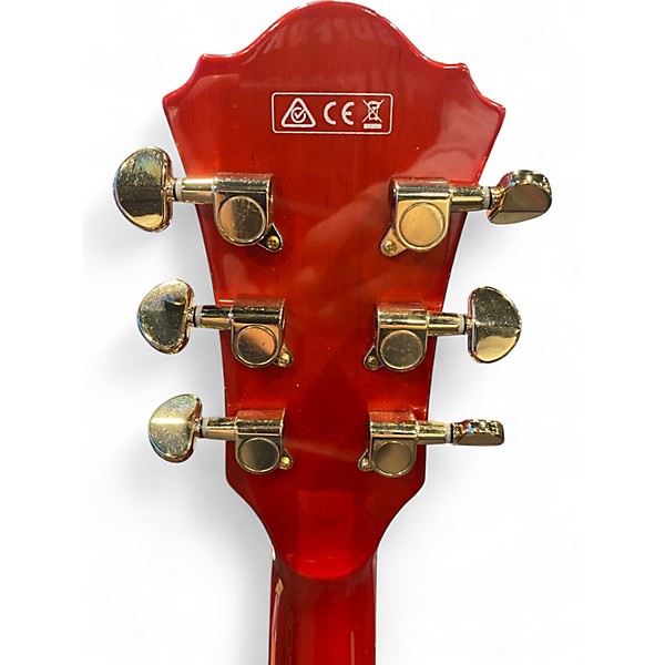 Used Ibanez AS93FM-TCD Transparent Cherry red Hollow Body Electric Guitar