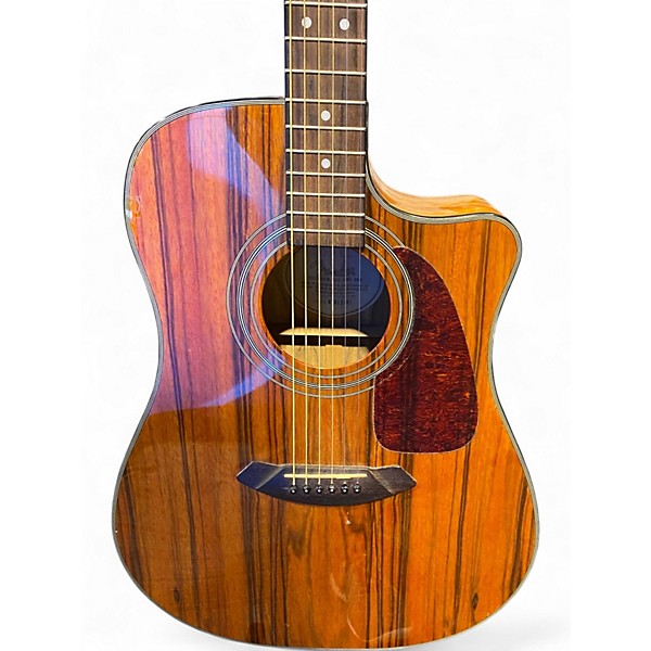 Used Fender CD220CE Natural Acoustic Guitar