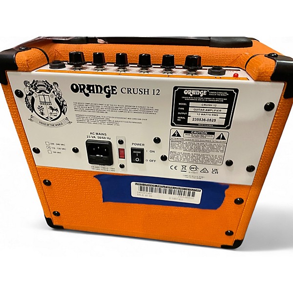 Used Orange Amplifiers Crush 12 Guitar Combo Amp