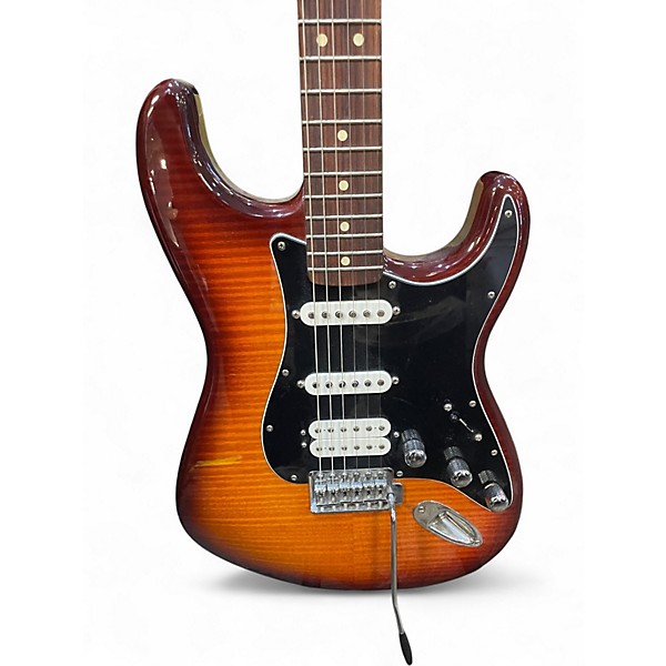 Used Fender Player Plus Stratocaster Plus Top HSS 2 Tone Sunburst Solid Body Electric Guitar
