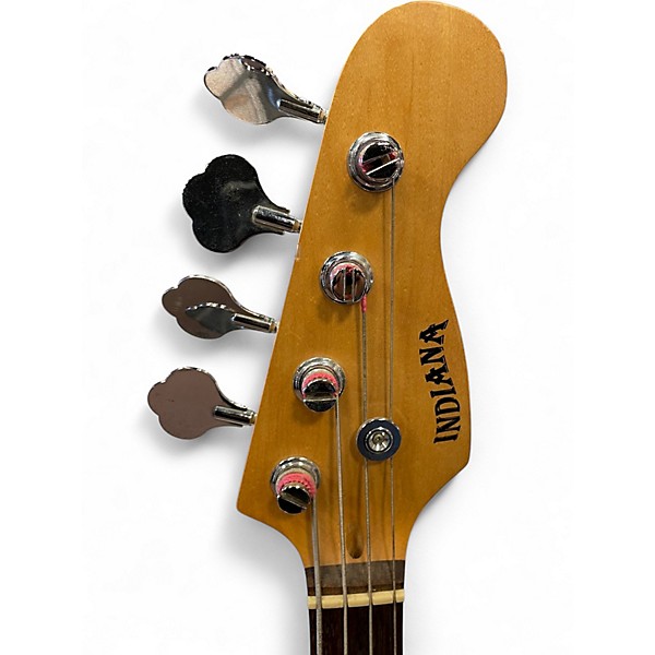 Used 2010s Indiana percision Turquoise Electric Bass Guitar