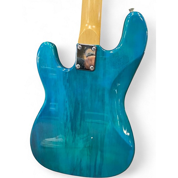 Used 2010s Indiana percision Turquoise Electric Bass Guitar