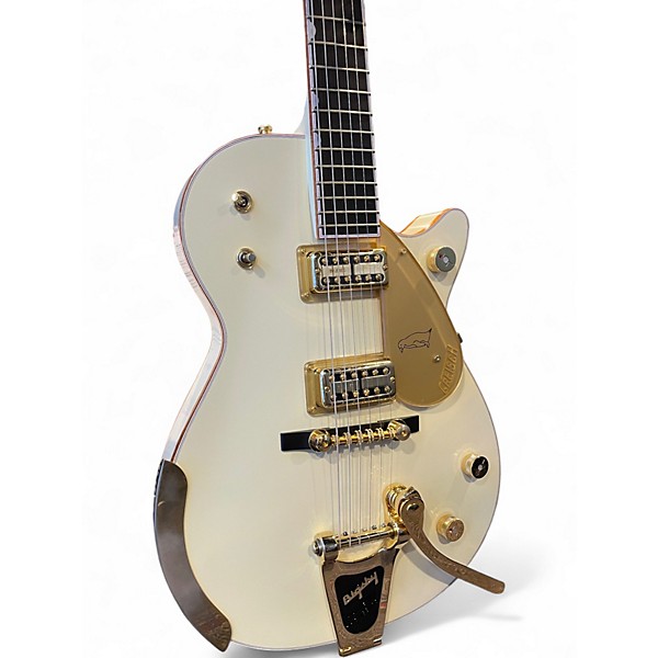 Used Gretsch Guitars G6134T-58 Penguin Vintage White Hollow Body Electric Guitar