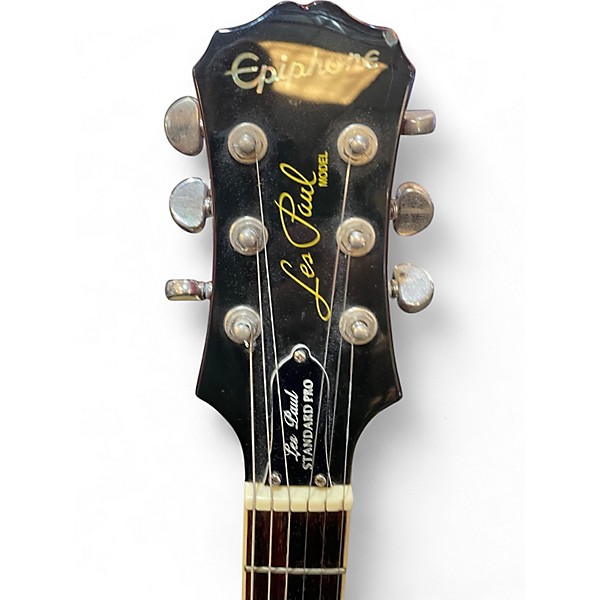 Used Epiphone Les Paul Standard Pro Cherry Sunburst Solid Body Electric Guitar