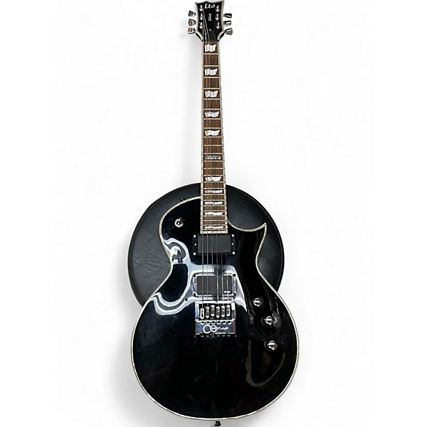 Used ESP LTD EC1000ET DELUXE Black Solid Body Electric Guitar