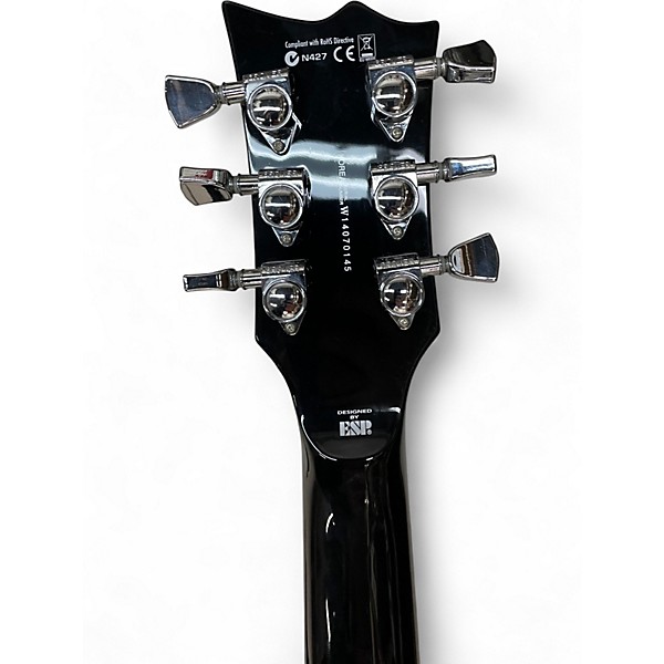 Used ESP LTD EC1000ET DELUXE Black Solid Body Electric Guitar