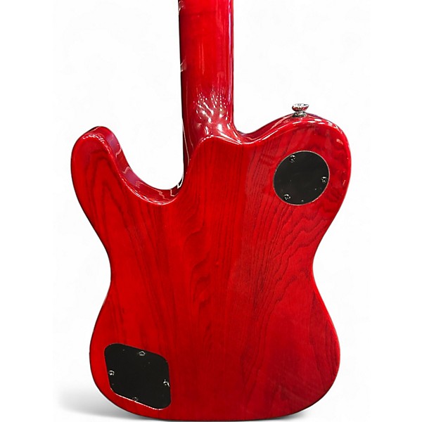 Used Fender JA90 Jim Adkins Thinline Telecaster Candy Apple Red Hollow Body Electric Guitar