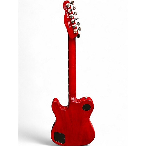 Used Fender JA90 Jim Adkins Thinline Telecaster Candy Apple Red Hollow Body Electric Guitar