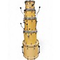 Used Ludwig 5 Piece drum kit Natural Drum Kit thumbnail