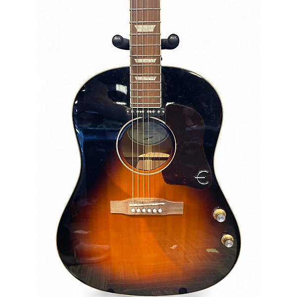 Used Epiphone EJ160E John Lennon Signature 3 Color Sunburst Acoustic Electric Guitar