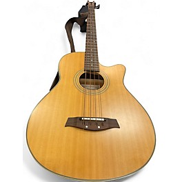 Used Ibanez AEB 10 LG Natural Acoustic Bass Guitar