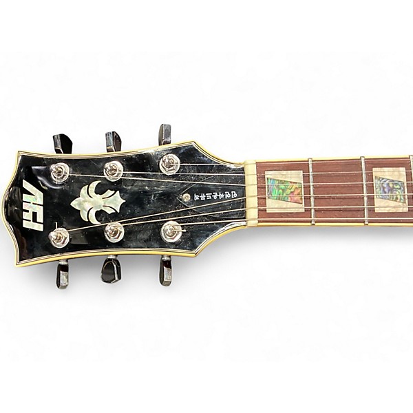 Used Iyv IJZ-300 2 Tone Sunburst Hollow Body Electric Guitar