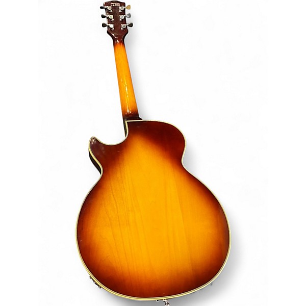 Used Iyv IJZ-300 2 Tone Sunburst Hollow Body Electric Guitar