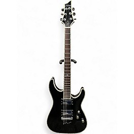 Used Schecter Guitar Research C1 Elite Black Solid Body Electric Guitar