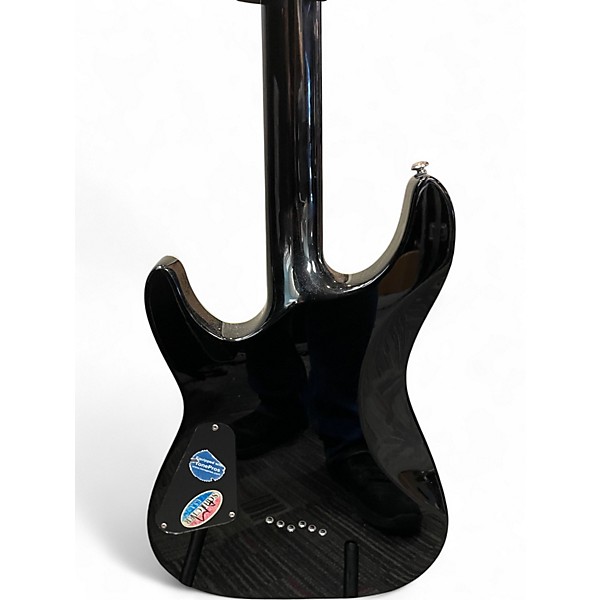 Used Schecter Guitar Research C1 Elite Black Solid Body Electric Guitar