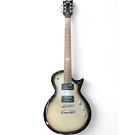 Used ESP LTD EC50 Black and Silver Burst Solid Body Electric Guitar