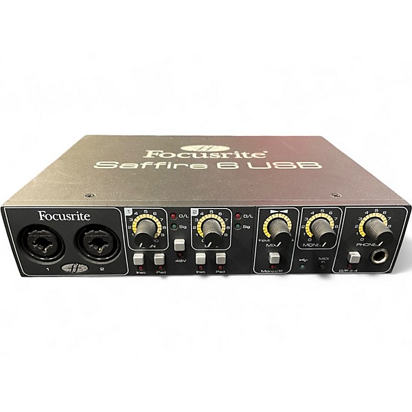Used Focusrite saffire 6 Audio Interface