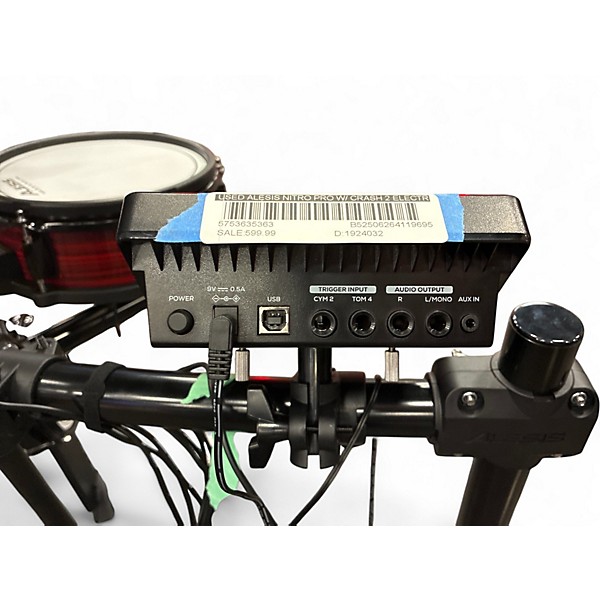Used Alesis Nitro Pro w/ Crash 2 Electric Drum Set