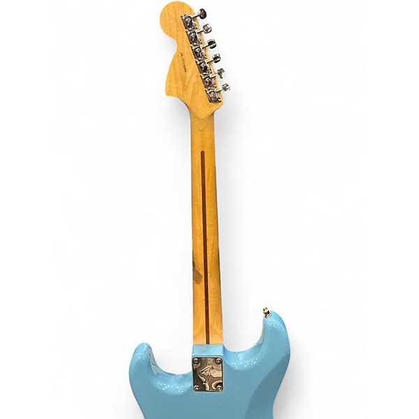 Used Fender YNGWIE MALMSTEEN STRATOCASTER Daphne Blue Solid Body Electric Guitar
