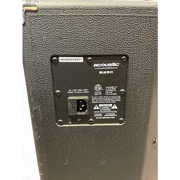 Used Acoustic b25c Bass Combo Amp