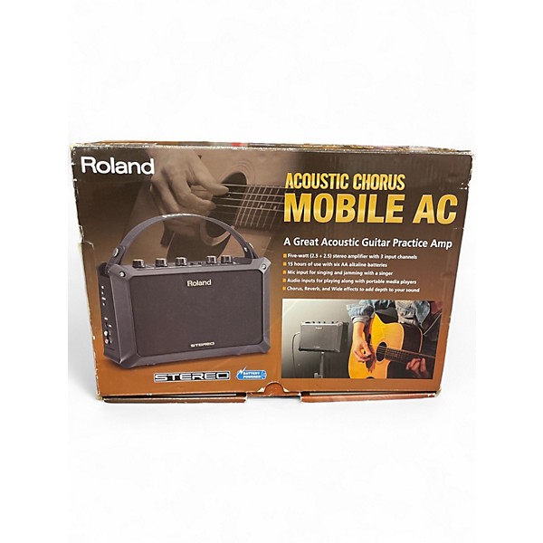 Used Roland Mobile AC Acoustic Guitar Combo Amp