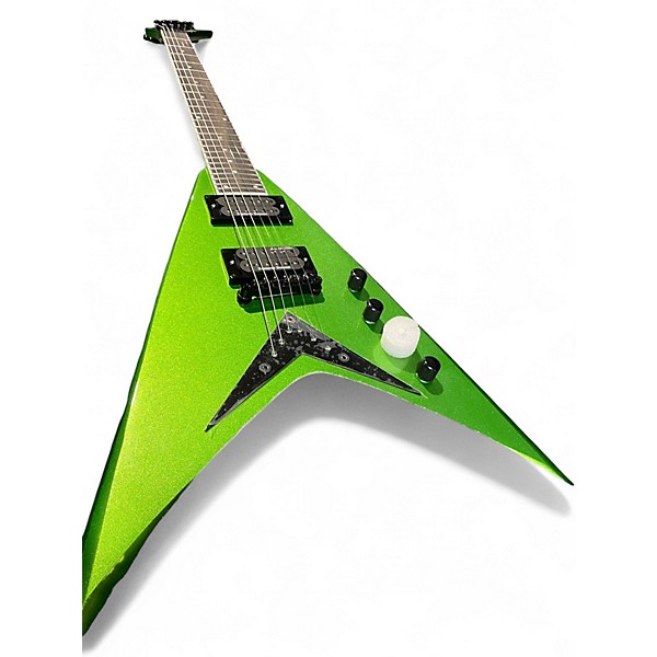 Used Kramer dave mustaine v green Solid Body Electric Guitar