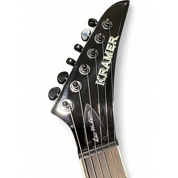 Used Kramer dave mustaine v green Solid Body Electric Guitar