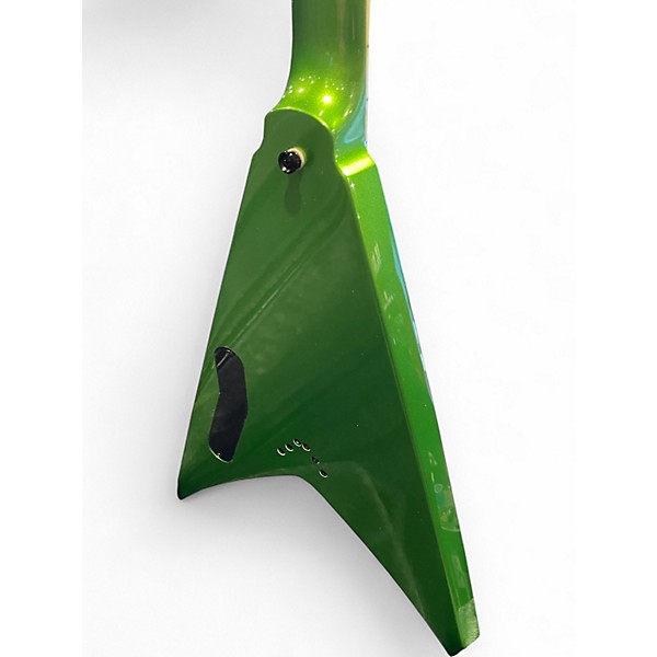 Used Kramer dave mustaine v green Solid Body Electric Guitar