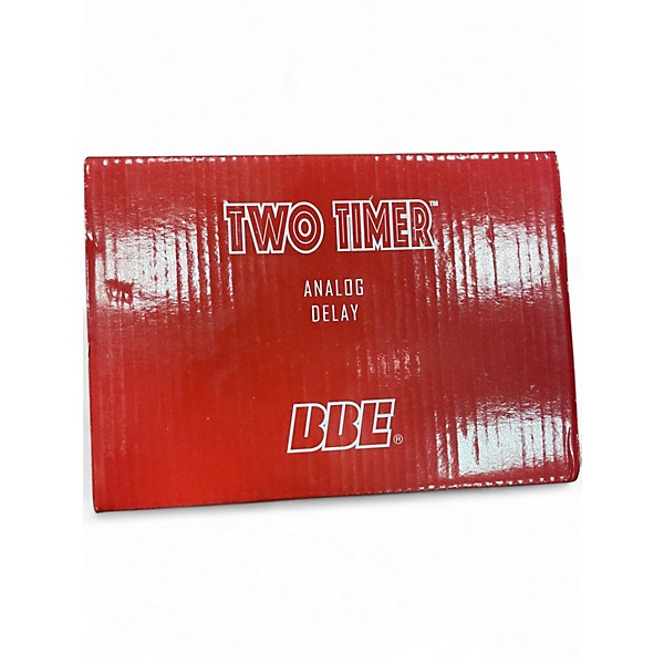 Used BBE Two Timer Dual Analog Delay Effect Pedal