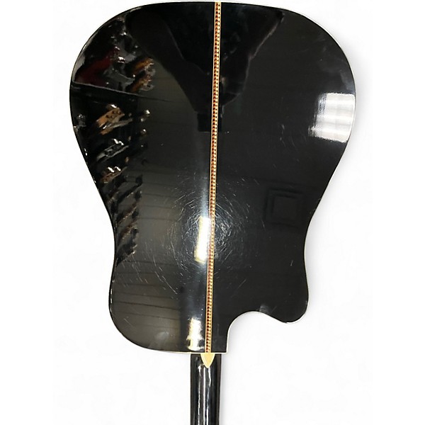 Used Washburn D10SCE/12 BK Black 12 String Acoustic Guitar