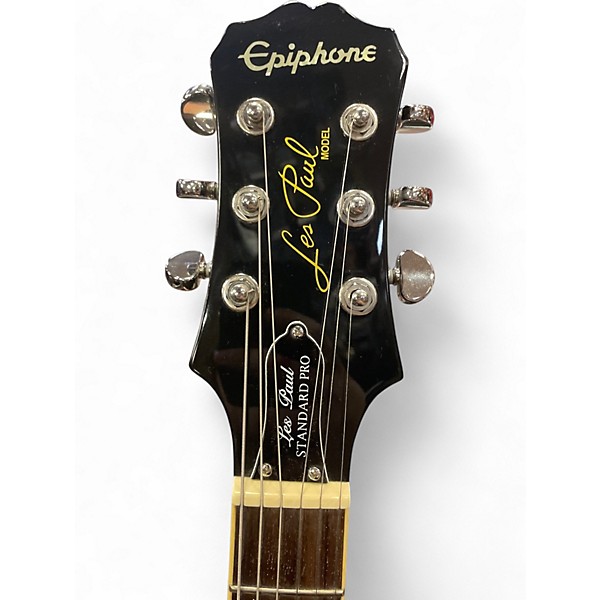 Used Epiphone Les Paul Standard Pro Trans Blue Solid Body Electric Guitar