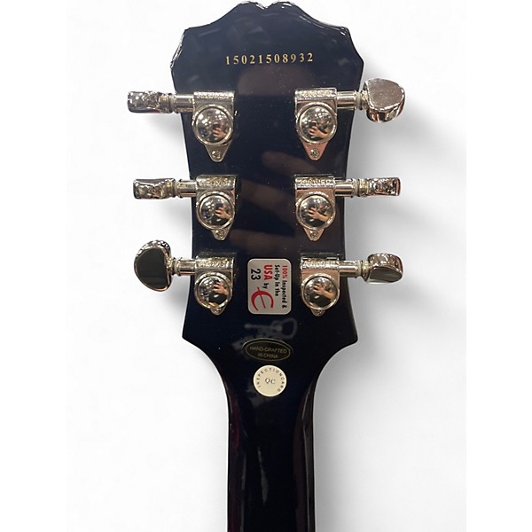 Used Epiphone Les Paul Standard Pro Trans Blue Solid Body Electric Guitar