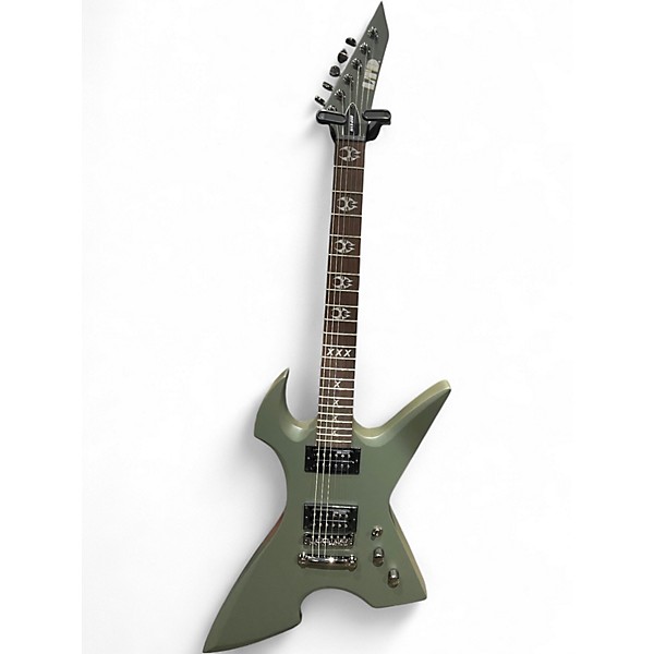 Used ESP LTD MAX-200 MILITARY GREEN Solid Body Electric Guitar