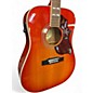 Used Epiphone Hummingbird Pro SUNBURST Acoustic Electric Guitar