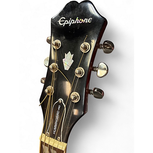Used Epiphone Hummingbird Pro SUNBURST Acoustic Electric Guitar