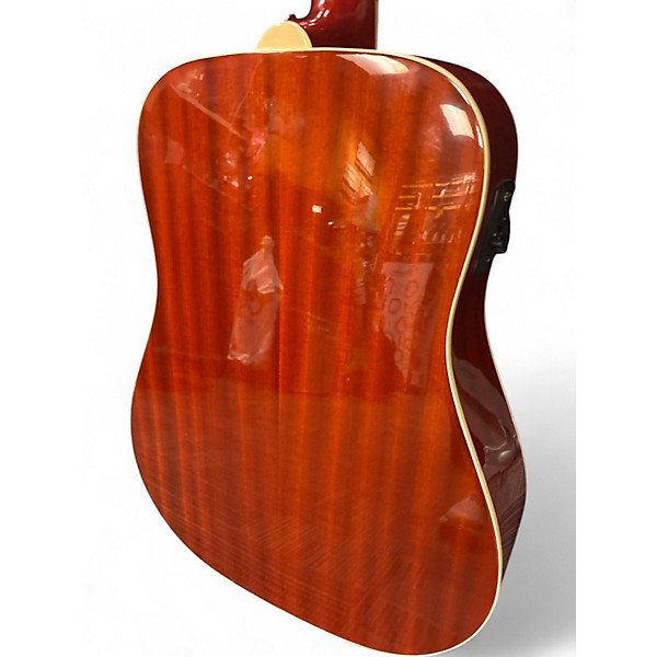 Used Epiphone Hummingbird Pro SUNBURST Acoustic Electric Guitar