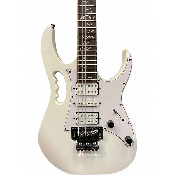 Used Ibanez Jem Jr White Solid Body Electric Guitar