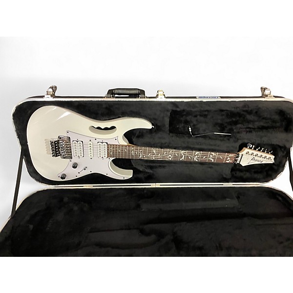 Used Ibanez Jem Jr White Solid Body Electric Guitar
