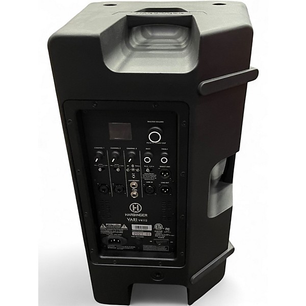 Used Harbinger VARI V4112 12" 2,500W Powered Speaker With Tunable DSP and i Powered Speaker
