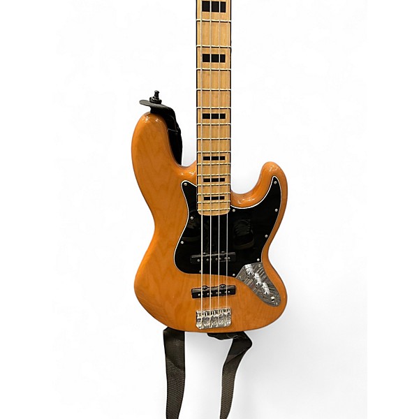 Used Squier Classic Vibe 70s Jazz Bass Natural Electric Bass Guitar